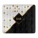 Recherche de points blancs planches à découper Monogramme