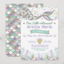 Recherche de la petite sirène invitations Girl