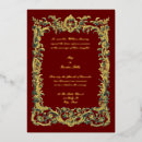 Recherche de floral baroque français invitations Orné