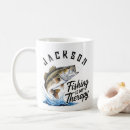 Recherche de pêcheur drôle tasses Illustration