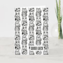 Recherche de neko de maneki vœux cartes Japonais