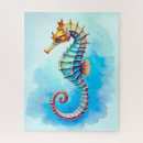 Recherche de hippocampe puzzles Tropical