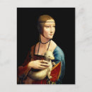 Recherche de hermine cartes postales Leonardo da vinci