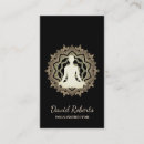Recherche de professeur de méditation cartes visite Moniteur de yoga