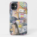 Recherche de chat de bande dessinée iphone coques Coloré