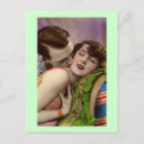 Recherche de baiser vintage cartes postales Rétro
