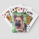 Recherche de chiens jeux de cartes Typographie