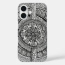Recherche de mandala fleur iphone coques Mandala noir et blanc