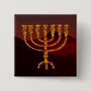 Recherche de symboles juifs badges Menorah