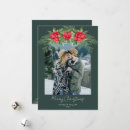 Recherche de poinsettia vœux cartes Une photo