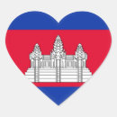 Recherche de cambodge autocollants Drapeau