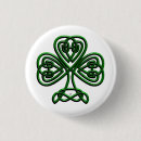Recherche de trèfle de trois feuilles badges Vert