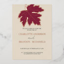 Recherche de maple invitations Automne