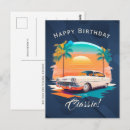 Recherche de voiture vintage vœux cartes Toute personne