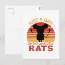 Recherche de rat drôle cartes postales Animal de compagnie
