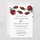 Recherche de rouge et blanc mariage invitations Moderne