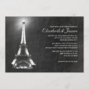 Recherche de tour eiffel élégant invitations Épouser