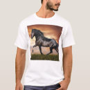 Zoek naar zwarte paarden tshirts Zwart paard