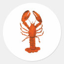 Recherche de homard rouge autocollants Crustacés
