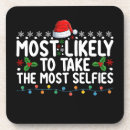 Recherche de selfie dessous de verres Noël