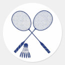 Recherche de raquette de badminton autocollants Sports