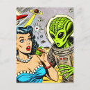 Recherche de science fiction cartes postales Alien