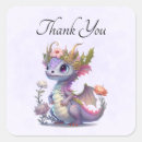 Recherche de dragon bleu autocollants Imaginaire