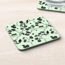 Recherche de motif floral vintage dessous de verres Fleurs de cerisiers