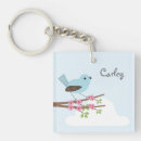 Zoek naar blauwe vogels sleutelhangers For her
