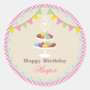 Recherche de macaron rose autocollants Macarons