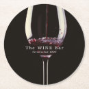 Recherche de vin rouge dessous de verres Raisin