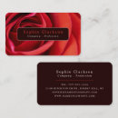 Recherche de rose rouge cartes visite Minimaliste