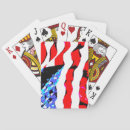 Recherche de le drapeau américain jeux de cartes Vintage