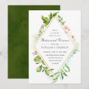 Recherche de foliage répétition dîner invitations Aquarelle