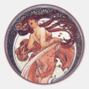 Recherche de alphonse mucha autocollants Victorien