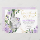 Recherche de purple elephant baby shower invitations Pour elle