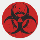 Recherche de symbole de biohazard autocollants Risque