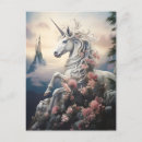 Recherche de belle licorne cartes postales Imaginaire