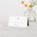 Recherche de mariage placement cartes Monogramme