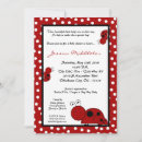 Recherche de lady bug invitations Polkadot