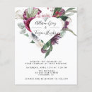 Recherche de initiales 11x14 invitations Classique