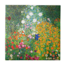 Recherche de klimt de gustav carreaux Jardin fleuri