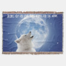 Recherche de de loups couvertures plaids Bleu