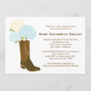Recherche de cowboy boot bridal shower invitations Toute personne