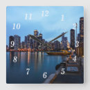 Zoek naar chicago skyline klokken Stad