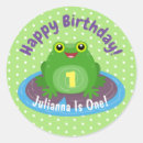 Recherche de grenouille heureuse autocollants Pour enfants