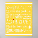 Recherche de you are my sunshine Yellow