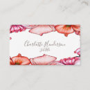 Recherche de fleurs girly cartes visite Design floral