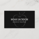 Recherche de professeur de pomme cartes visite Professionnel
