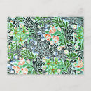 Recherche de motif vintage cartes postales William morris
